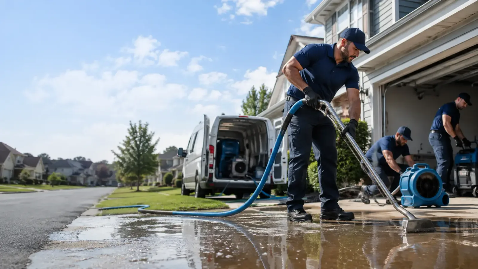 Flood Damage Restoration in Wakefield, KS